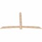 Ekena Millwork Bellingham Smooth Timber Gable Bracket, Douglas Fir, 96"W x 56"H x 1 1/2"D x 5 1/2"F, 14/12 Pitch GBW096X56X0206BEL00SDF - alternate 4